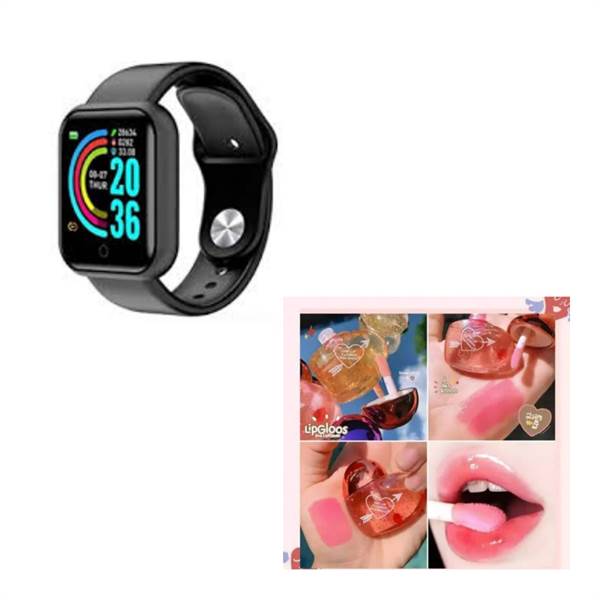 Smartwatch D20 and Moisturizing and Hydrating Lip Gloss